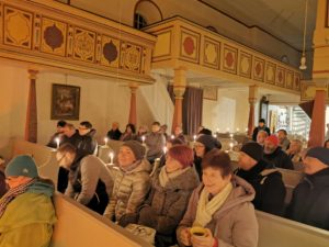 Konzert in der Kirche Meuro - gut gefüllt trotz eisiger Temperaturen